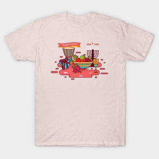 pink happy kwanzaa T-Shirt